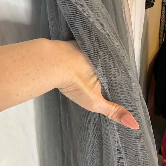 Jenny Yoo Anthropologie Rosie Skirt | Mayan Blue | Sz Medium | NWT #600 - Picture 4 of 10